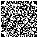 QR code with P & V Alterations contacts
