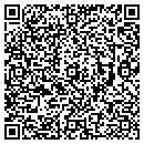 QR code with K M Graphics contacts