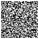 QR code with P & R Repair contacts