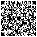QR code with H F Kennels contacts
