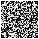 QR code with K & V 99 Cents Store contacts