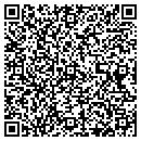 QR code with H B TV Repair contacts