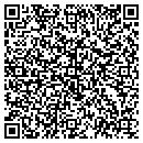 QR code with H & P Towing contacts