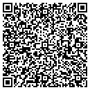 QR code with H B & Sons contacts
