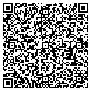 QR code with P B Express contacts