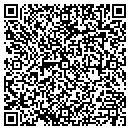 QR code with P Vasudevan MD contacts