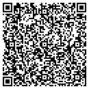 QR code with H & A Pools contacts