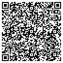 QR code with P & D Self Storage contacts