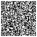 QR code with H & E Towing contacts
