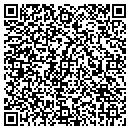 QR code with V & B Properties Inc contacts