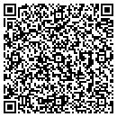 QR code with H Double Inc contacts