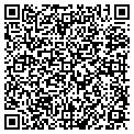 QR code with V L B A contacts