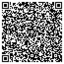 QR code with E & F Consulting contacts