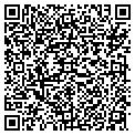 QR code with V P & M contacts