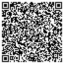 QR code with H & E Weatherization contacts