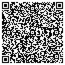 QR code with F X For Hair contacts