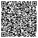 QR code with B K Auto contacts