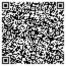 QR code with P & J Construction contacts