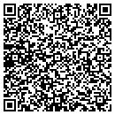 QR code with P Holtzman contacts