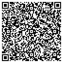 QR code with R & B Service contacts