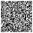 QR code with 3 J's Cab Co contacts