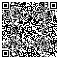 QR code with D & J Farm contacts