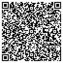 QR code with K & M Drapery contacts
