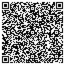 QR code with B & D Machines contacts