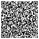 QR code with V & R Barber Shop contacts