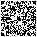 QR code with M & J Lash contacts