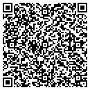 QR code with P J's 19th Hole Lounge contacts