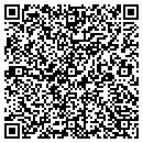 QR code with H & E Handyman Service contacts
