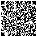 QR code with E Benner Decorator contacts