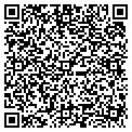 QR code with B&V contacts