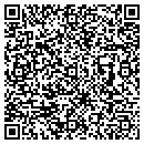 QR code with 3 T's Towing contacts