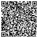 QR code with J & H contacts