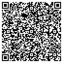 QR code with K & W Glass Co contacts