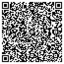 QR code with P & M Garage contacts