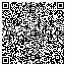 QR code with H Hepperly contacts