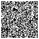 QR code with B-E Storage contacts