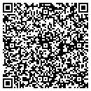 QR code with P & N Self Storage contacts