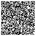 QR code with D & B Uniforms contacts