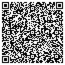 QR code with H R Factor contacts