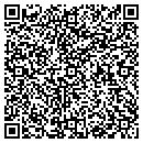 QR code with P J Mudro contacts
