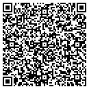 QR code with P R Nathan contacts