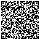 QR code with E & L Carpet Service contacts