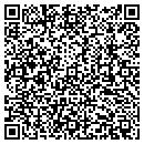 QR code with P J Orrico contacts