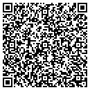 QR code with H-B Studio contacts