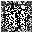 QR code with B & B Service contacts