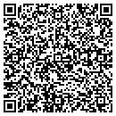 QR code with H R Design contacts